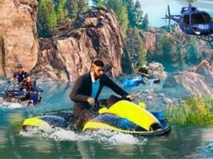 Police ATV Quad Bike Off Road Racing Game Arcade Game