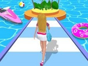Dressing Up Rush Fashion Run Arcade Game