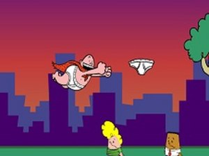 Captain Underpants Rescue Rider Flying Arcade Game