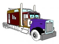 American Trucks Coloring Online Game - Coloring Game