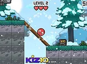 Red Ball Christmas Journey Platformer