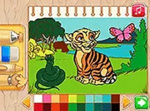 Jungle Palette Coloring Game